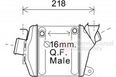 VAN WEZEL 37004598 -  Интеркулер